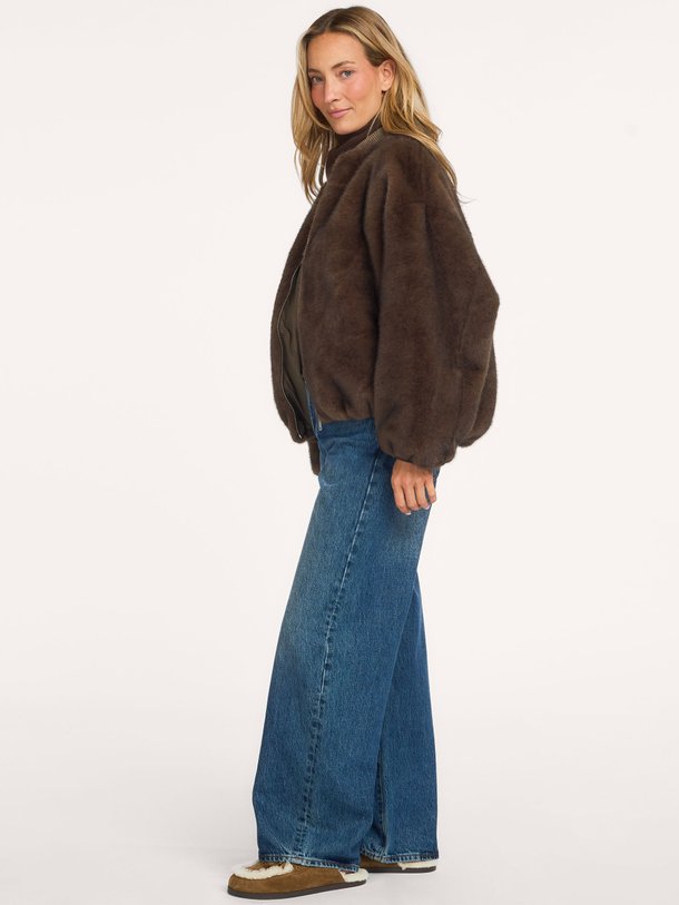 ETTA Faux Mink Etta, fake fur reversible jack