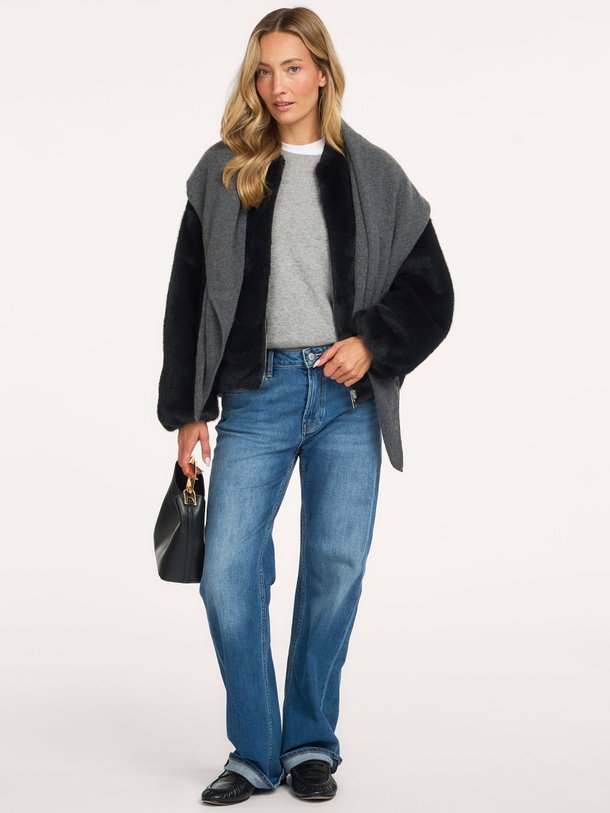 ETTA Faux Mink Etta, fake fur reversible jack