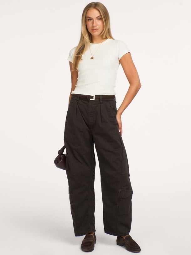 FLIGHT PANT Flight, high waist barrel fit jeans