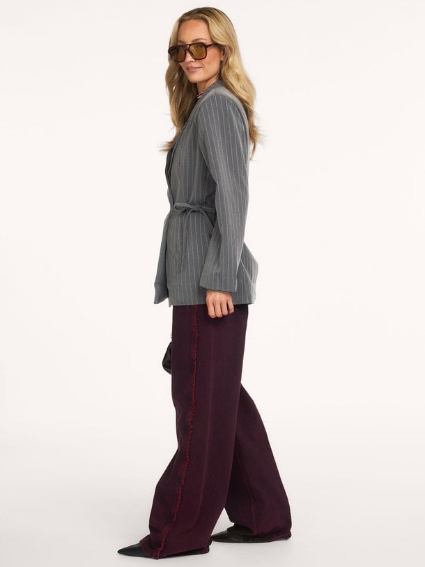 Anina, geweven pinstripe blazer