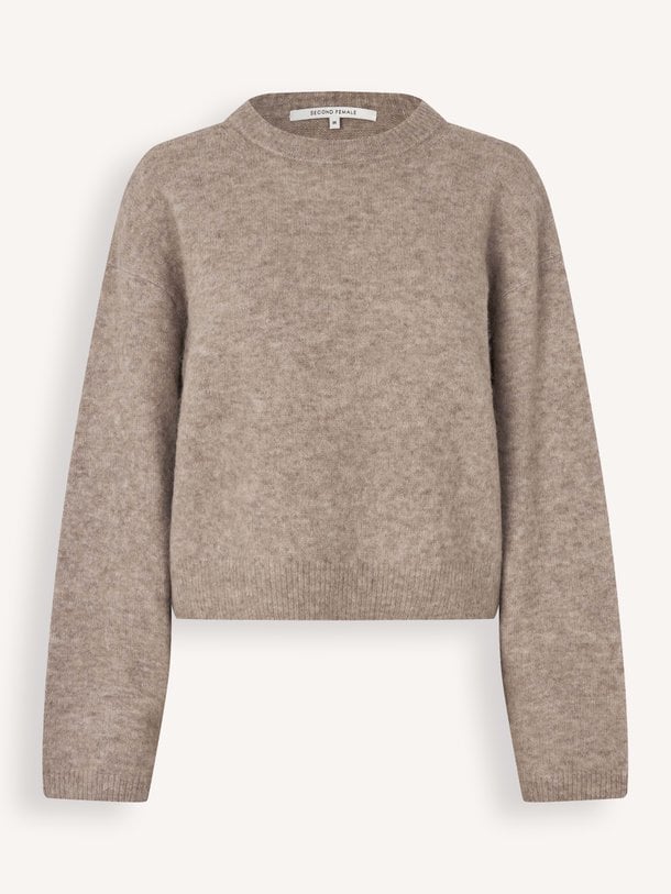 Varano Knit Pullover Varano, wolmix gemêleerde trui