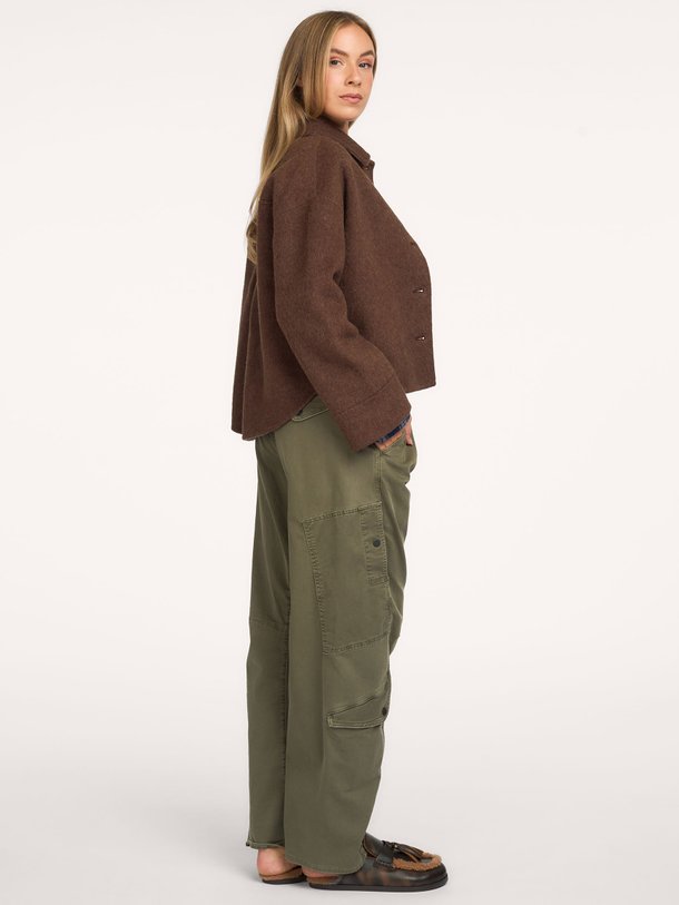 CIBEAU Woolen silk overshirt Cibeau, wolmix jasje