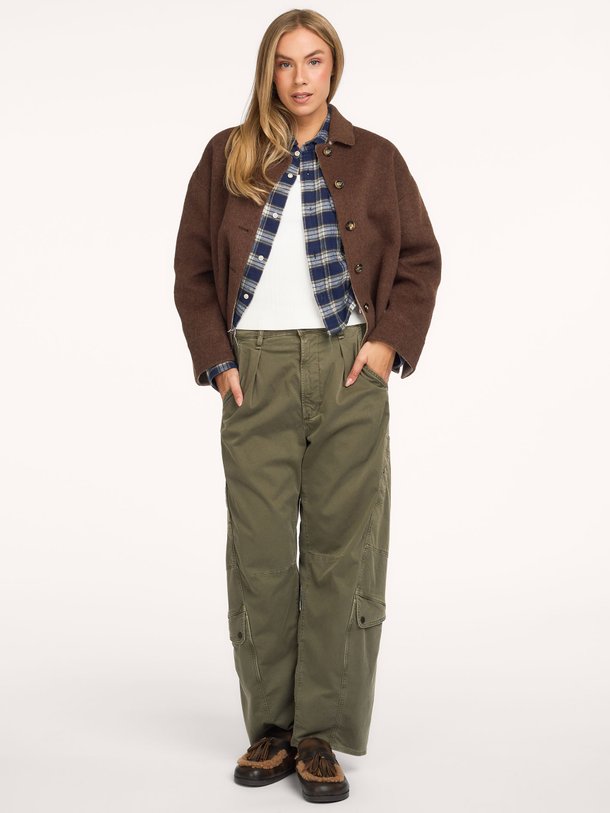 CIBEAU Woolen silk overshirt Cibeau, wolmix jasje