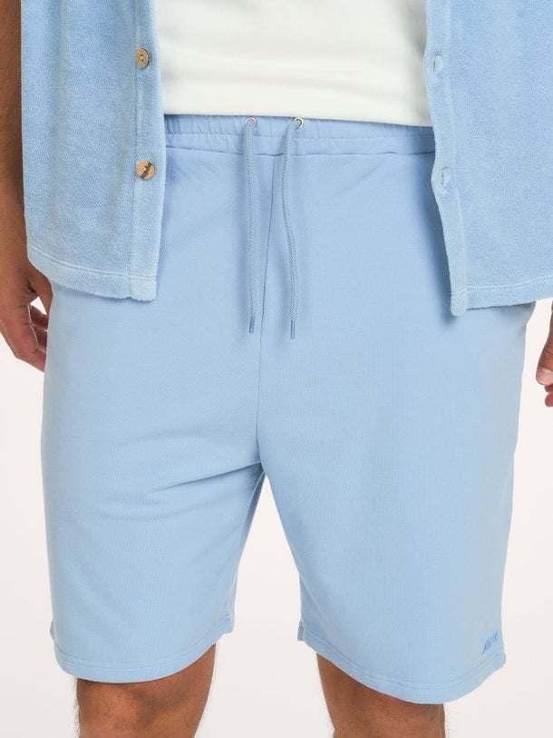 Katoenmix short met logo