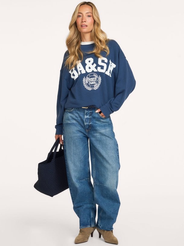 SWEATSHIRT BENJAMIN Benjamin, katoenmix sweater met print