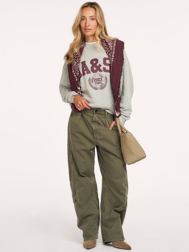 SWEATSHIRT BENJAMIN Benjamin, katoenmix sweater met print