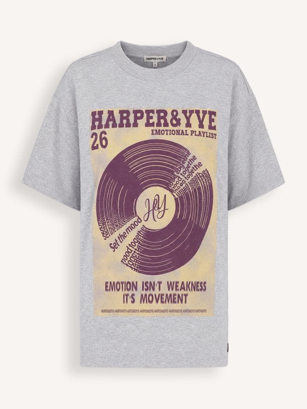 Playlist, katoenen T-shirt met print