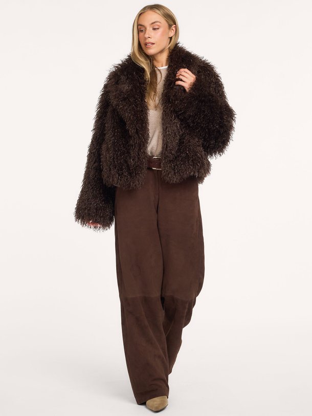 MILLIE Faux Tibet Lamb Millie, fake fur jas