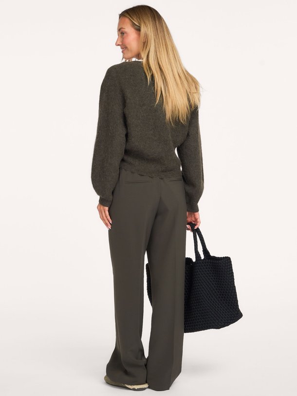 Gabby Wrap Knit Gabby, alpacamix overslag vest