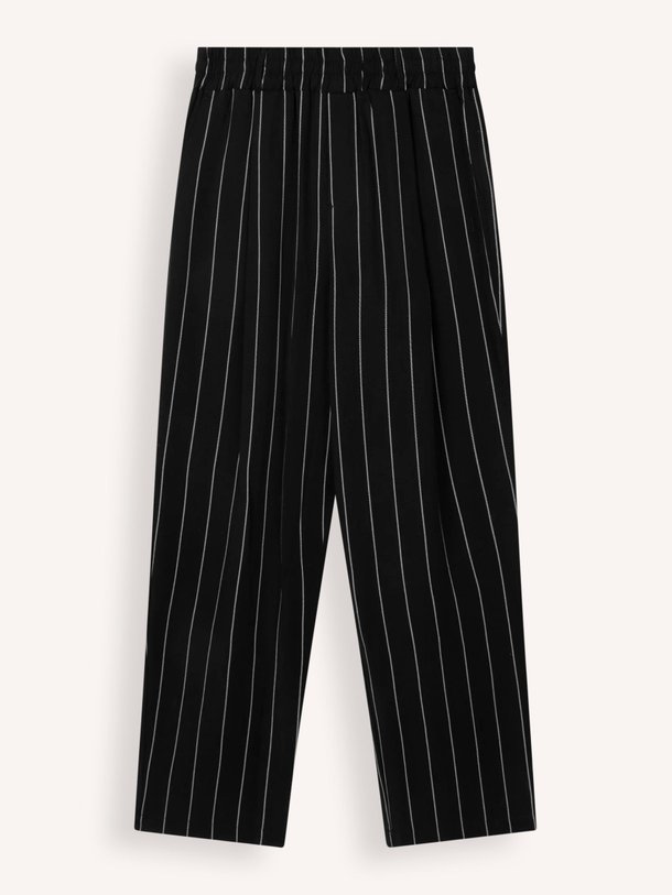 flowy pants pinstripe Geweven broek met krijtstreep