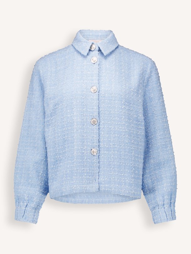 Vieve tweed jacket Vieve, katoenmix tweed jasje
