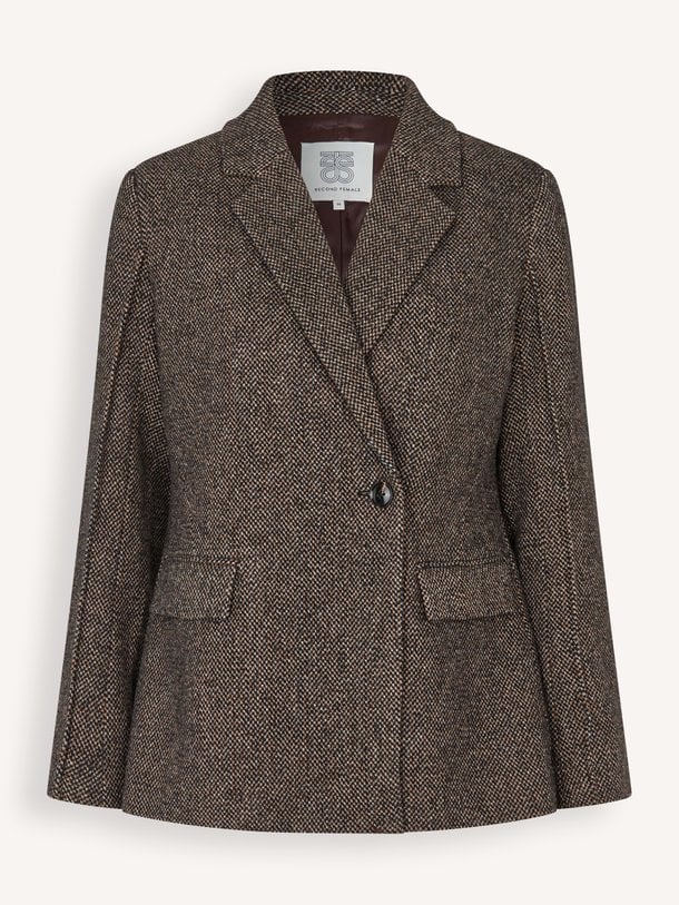 Emi New Fitted Blazer Emi, wolmix blazer