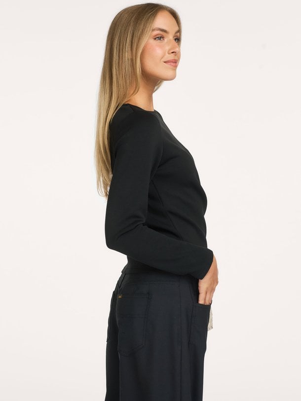 MWHelle Asymmetric Blouse Helle, modalmix top