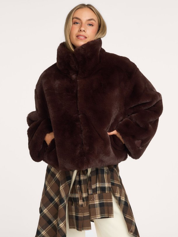 Bobbie Faux Fur Jacket Bobbie, fake fur jas