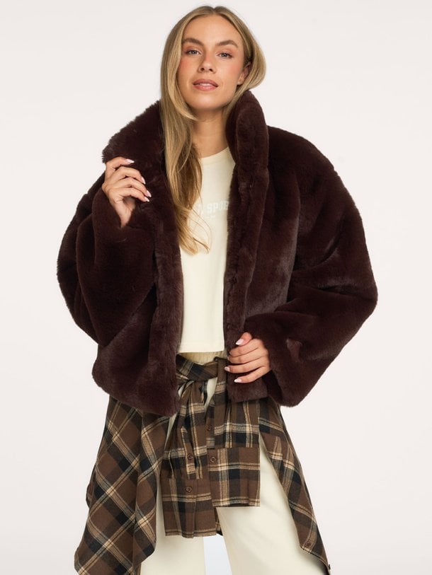 Bobbie Faux Fur Jacket Bobbie, fake fur jas