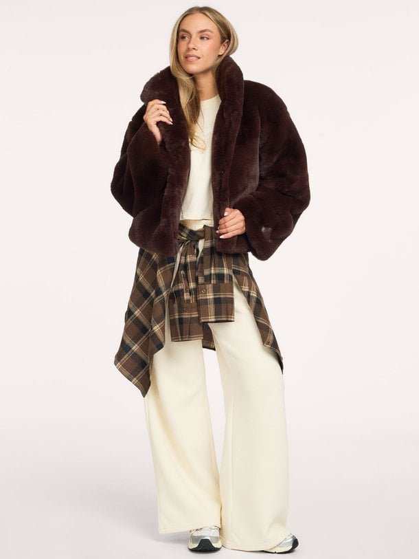 Bobbie Faux Fur Jacket Bobbie, fake fur jas