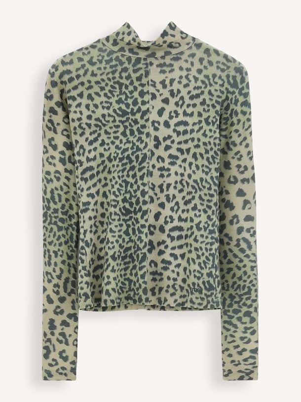 FLAWY62 T1797 Falwy, katoenmix leopard longsleeve
