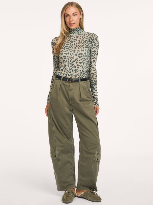 FLAWY62 T1797 Falwy, katoenmix leopard longsleeve