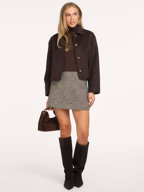 LILIANA Tweed Woolblend Liliana, wolmix rok