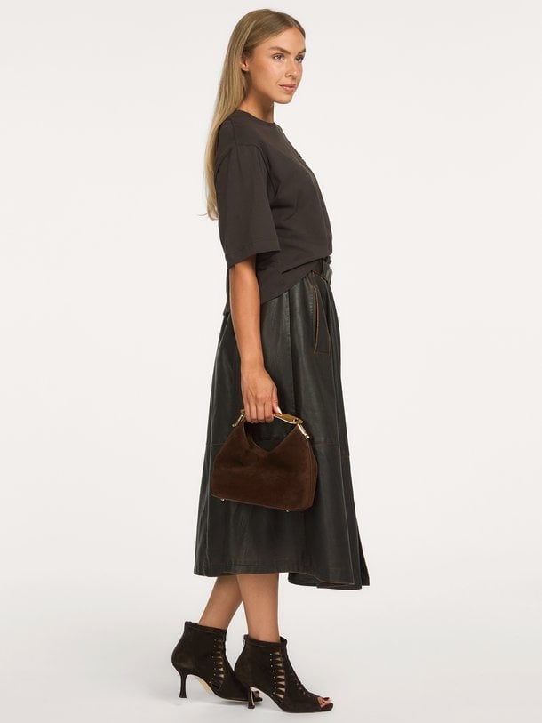 SAIMI Saumi, leatherlook rok
