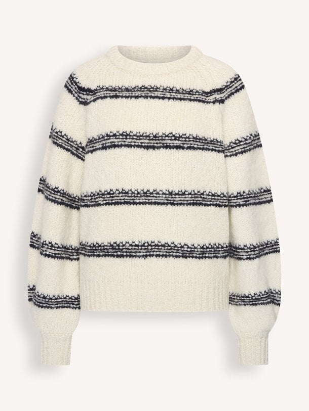 lucia stripe pullover Lucia, alpacamix gestreepte trui