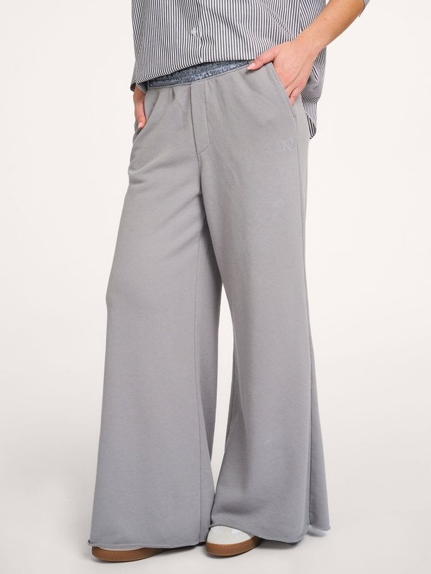 wide jogger Katoenmix joggingbroek