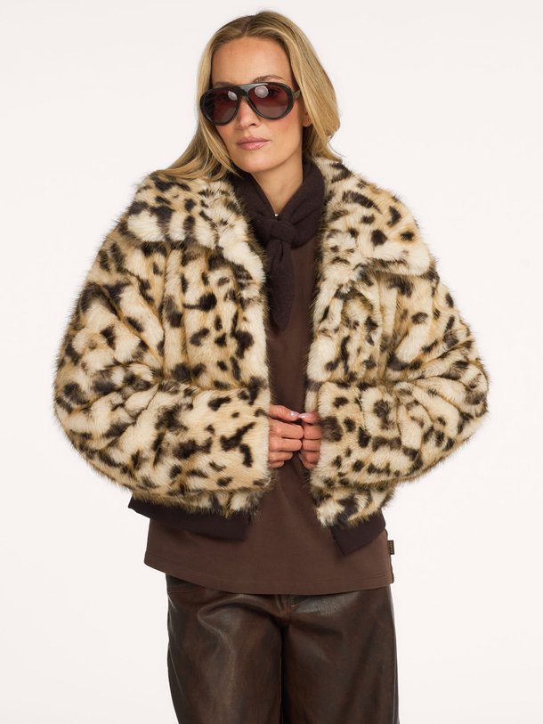 STACY-JA Stacy, fake fur jas