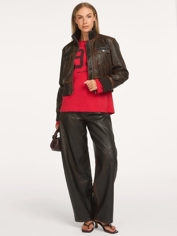 Bailey, leatherlook jack