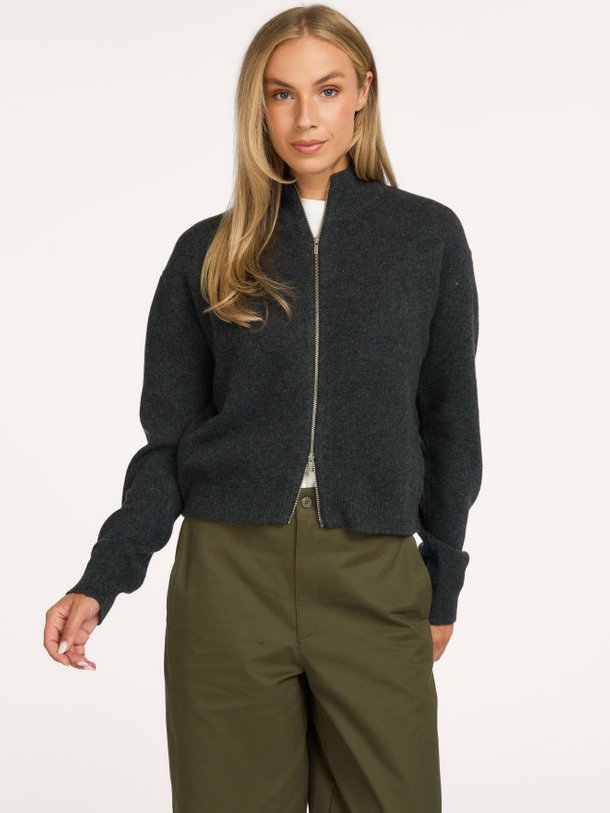 MWTracy Knit ZipCardigan Tracy, wollen vest