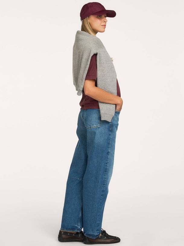 miro 27.5 Miro, mid waist barrel fit non-stretch jeans