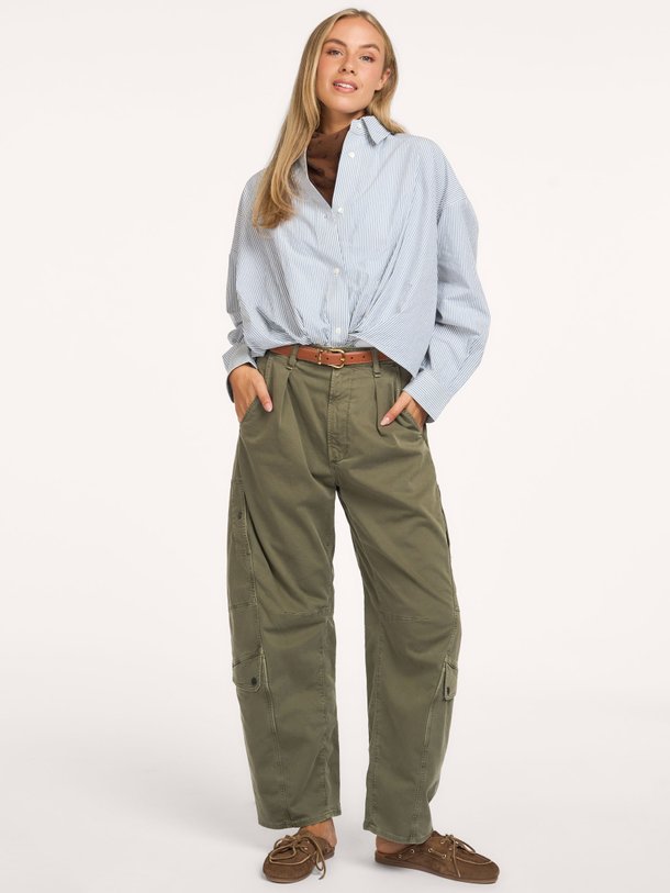 TONNY S1158 Tonny, katoenen gestreepte blouse