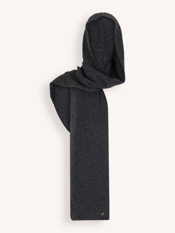 Lone hooded scarf Lone, merino wolmix sjaal