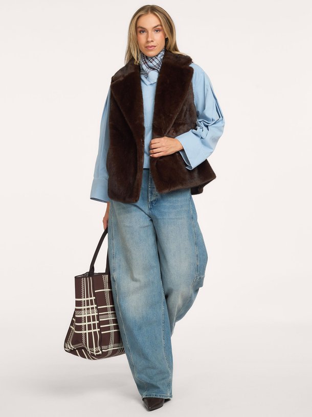 Ilona faux fur gilet Ilona, fake fur gilet