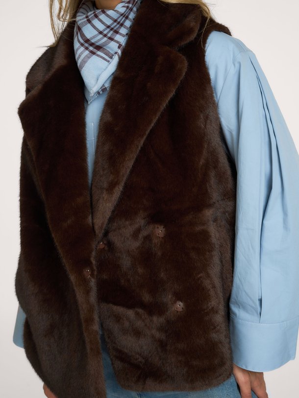 Ilona faux fur gilet Ilona, fake fur gilet