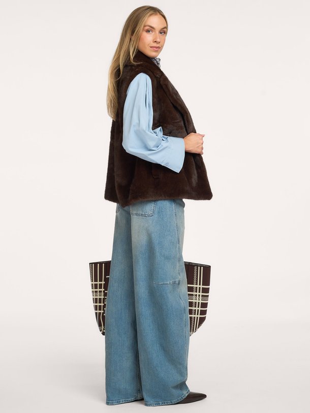 Ilona faux fur gilet Ilona, fake fur gilet