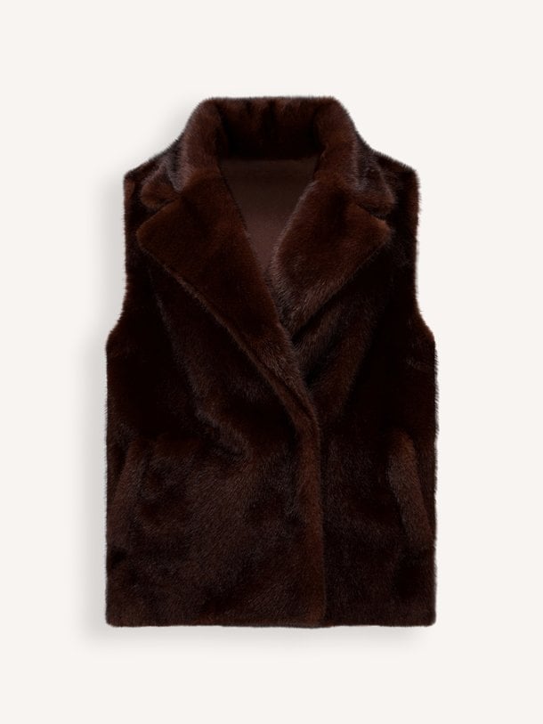 Ilona faux fur gilet Ilona, fake fur gilet
