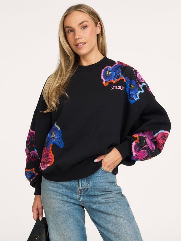Nero Oversized Sweater Nero, katoenmix oversized sweater