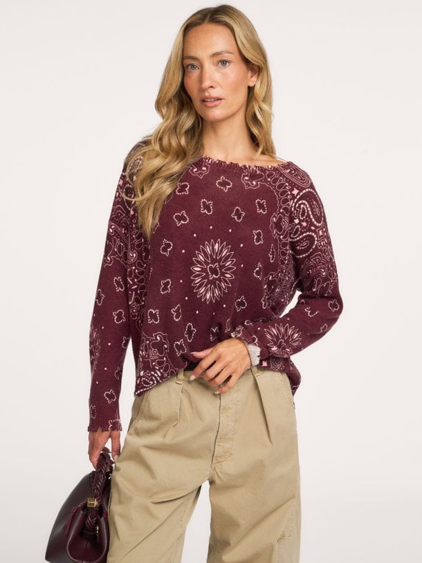 MELA BANDANA BICO Mela Bandana Bico, cashmere trui