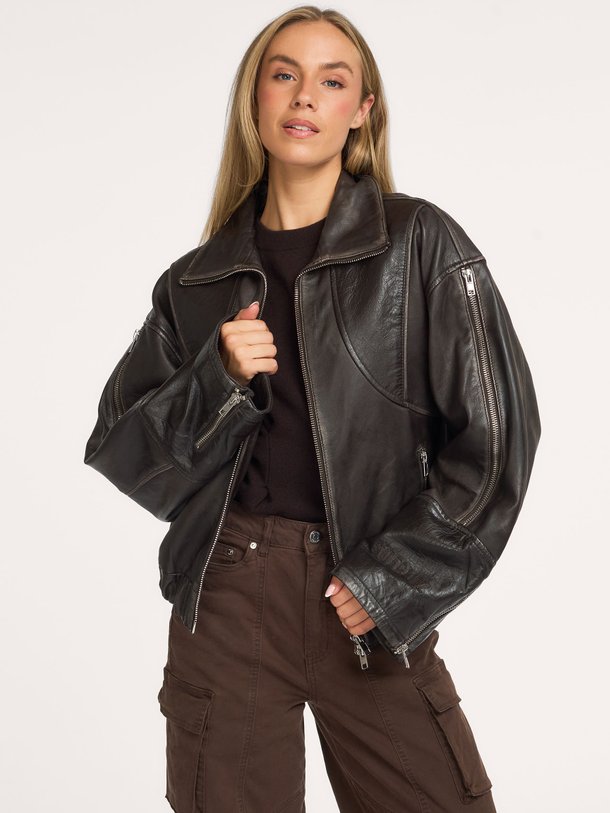 Carmen Leather Jacket Carmen, lederen jack