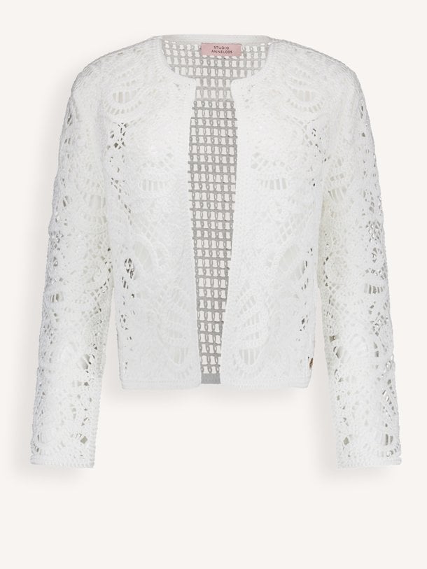 Annyka crochet cardigan Annyka, katoenen vest