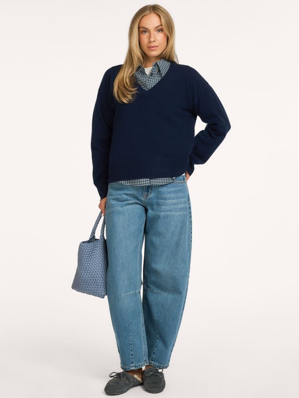 MWJola V-Neck Knit Pullover Jola, wollen trui