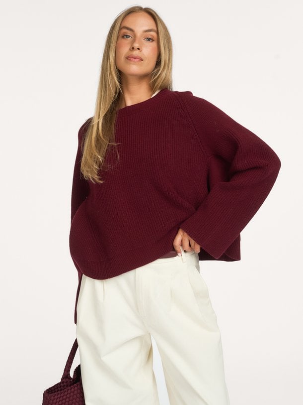 DOROU K1765U Dorou, merino wollen trui