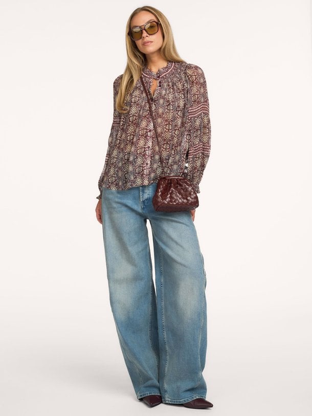 1H26DENN Denna, viscose blouse