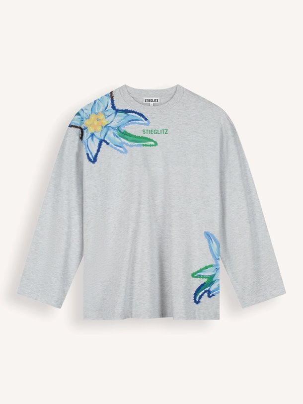 Eliza Wide Skate Longsleeve Eliza, katoenmix oversized longsleeve