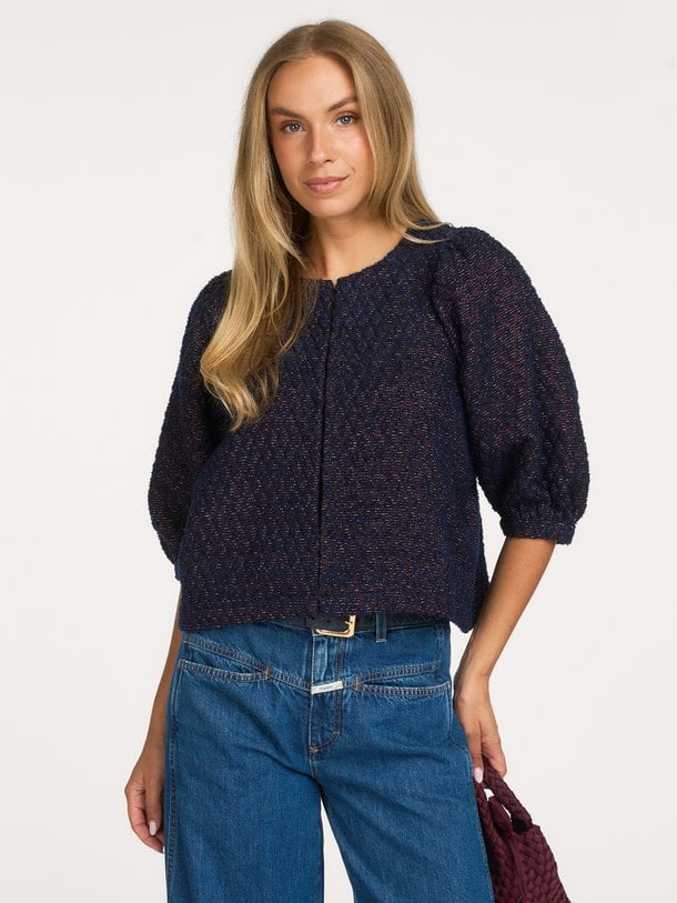 mauri sparkle blouse Mauri, viscosemix jasje