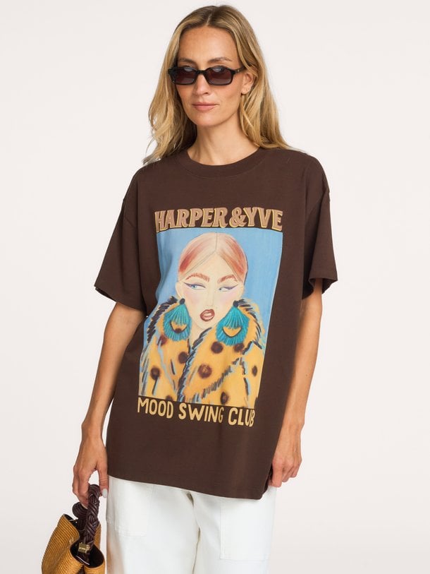 MOODY-SS Moody, katoenen T-shirt met print