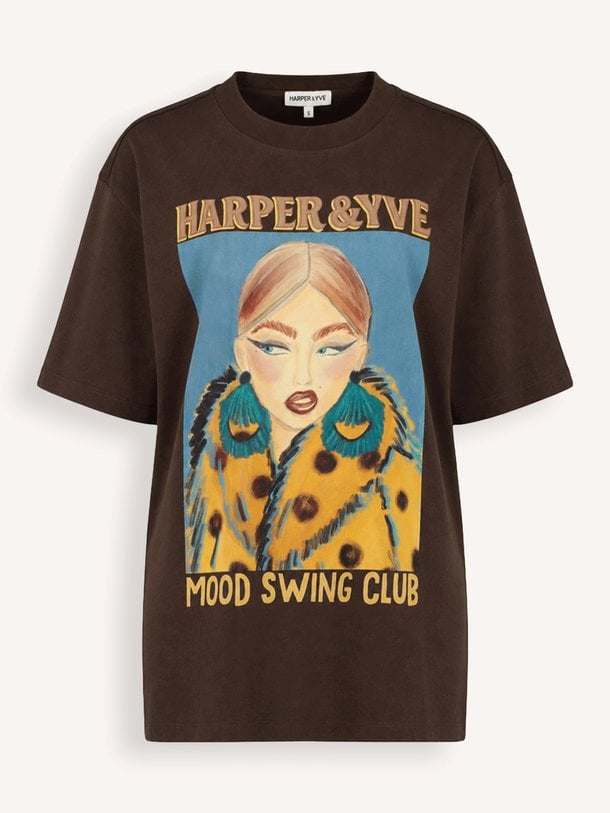 Moody, katoenen T-shirt met print