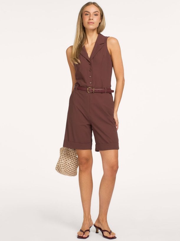 Tove, medium travel jersey playsuit