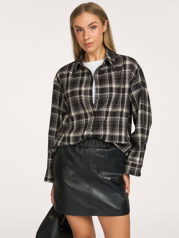 SAIDY Sheep Soft Waxed Saidy, lederen rok