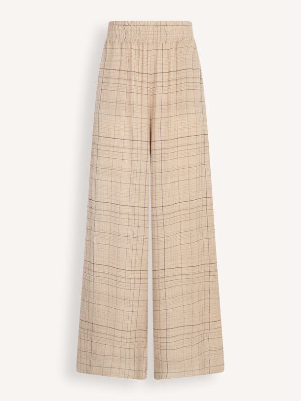 CELISS Pull on pants Celiss, viscose/wolmix geruite broek